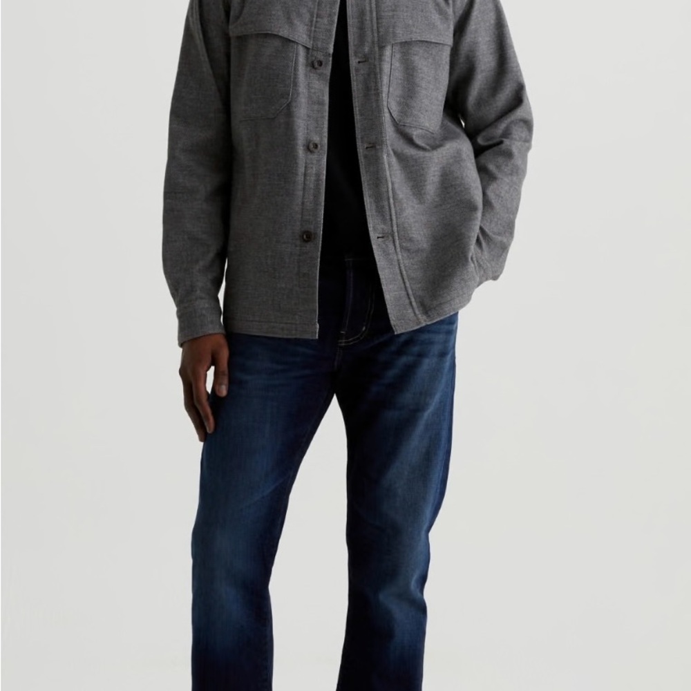 AG Adriano Goldschmied Dark Blue Straight Jeans